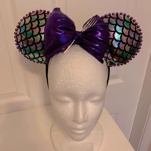 Mermaid inspired park ears